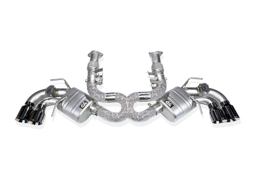 Yonristic Performance VANTA Edition X-pipe valved exhaust system for the Chevrolet Corvette C8 Stingray (AFM) - main product view