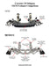 Yonristic VANTA Edition X-pipe exhaust for the Corvette C8 compared against the factory exhaust system