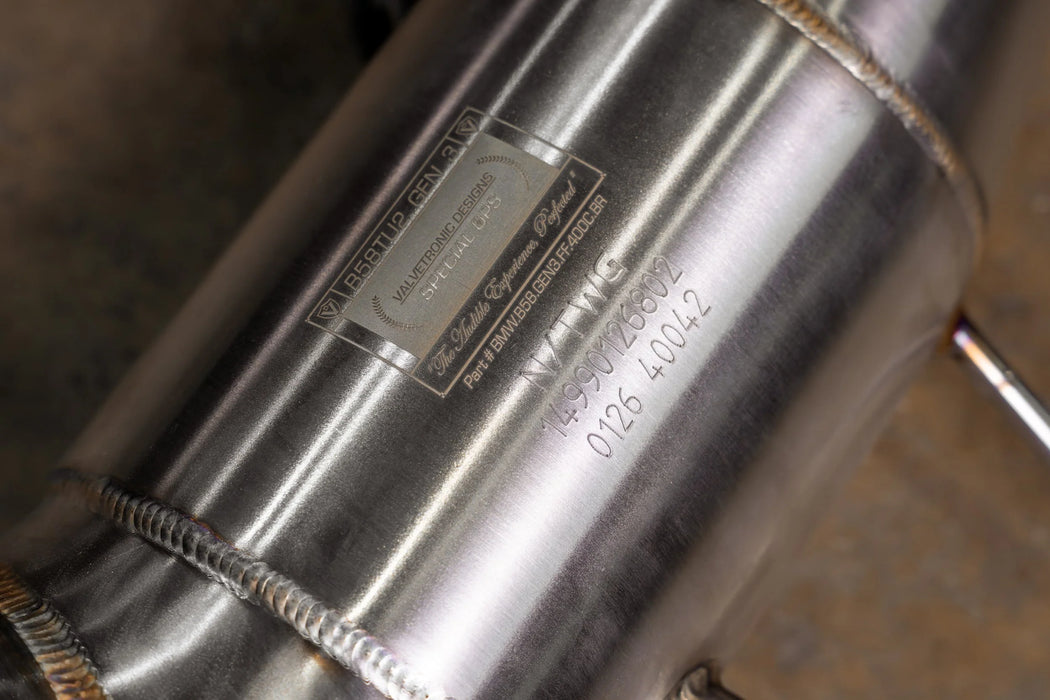 BMW GEN3 B58N 400 Cell Catted Downpipes - Valvetronic Designs