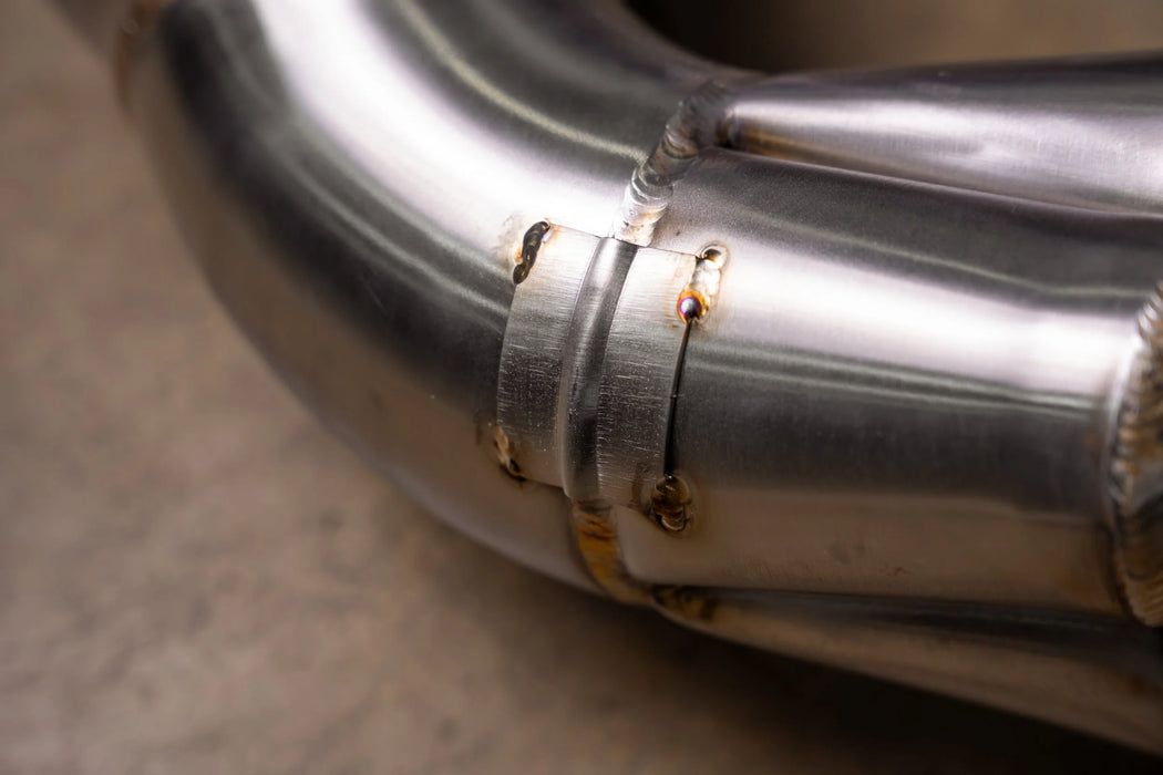 400 Cell Catted Down Pipes For Porsche 992 GT3 / GT3 RS - Valvetronic Designs