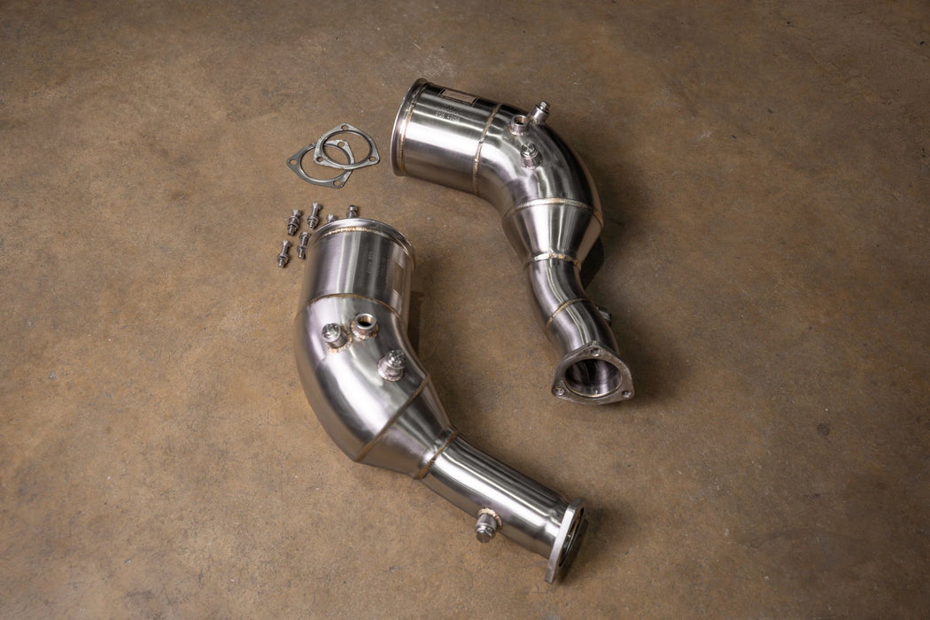 Audi C8 RS6 / RS7 400 Cell Catted Downpipes - Valvetronic Designs
