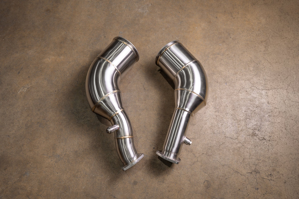 Audi C8 RS6 / RS7 400 Cell Catted Downpipes - Valvetronic Designs