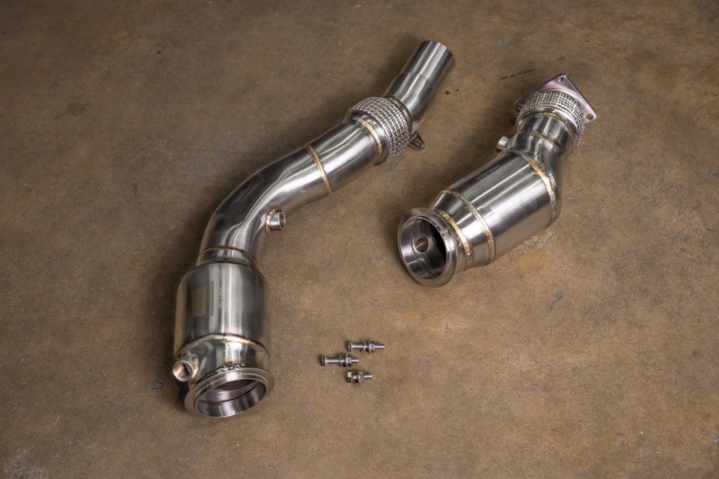 BMW F8X M2 / M3 / M4 -  400 Cell Catted Downpipes - Valvetronic Designs
