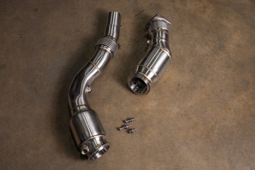 BMW F8X M2 / M3 / M4 -  400 Cell Catted Downpipes - Valvetronic Designs