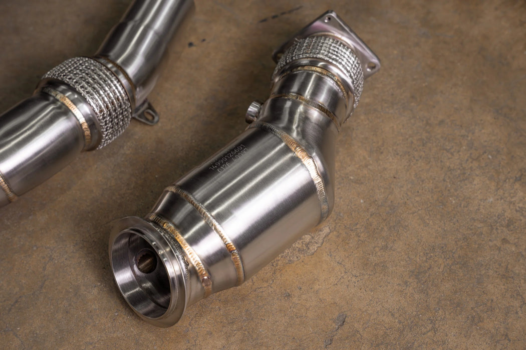BMW F8X M2 / M3 / M4 -  400 Cell Catted Downpipes - Valvetronic Designs