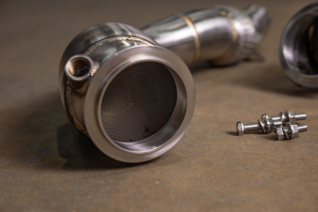 BMW F8X M2 / M3 / M4 -  400 Cell Catted Downpipes - Valvetronic Designs