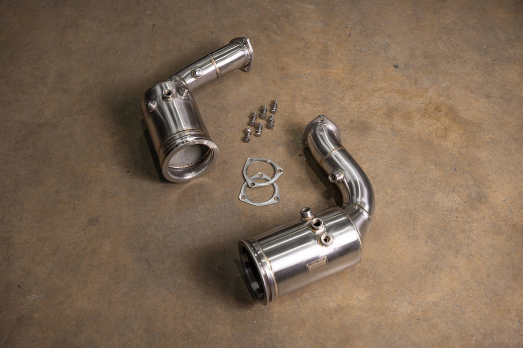 Bentley Bentayga V8 400 Cell Catted Downpipes - Valvetronic Designs