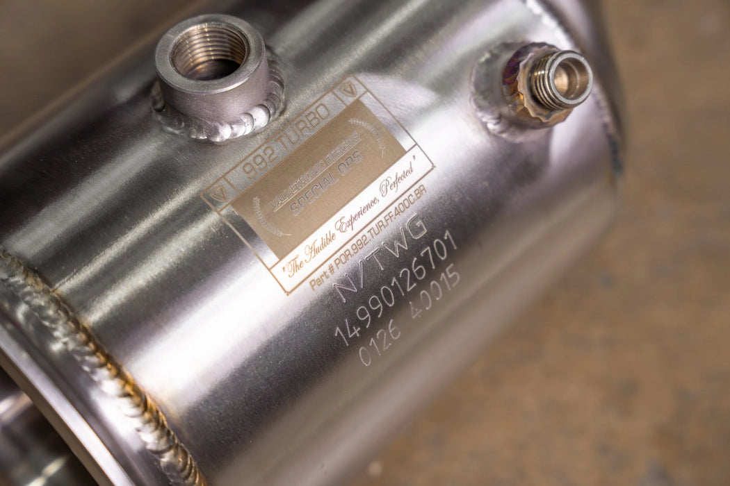 400 Cell Catted Down Pipes For Porsche 992 Turbo / Turbo S - Valvetronic Designs