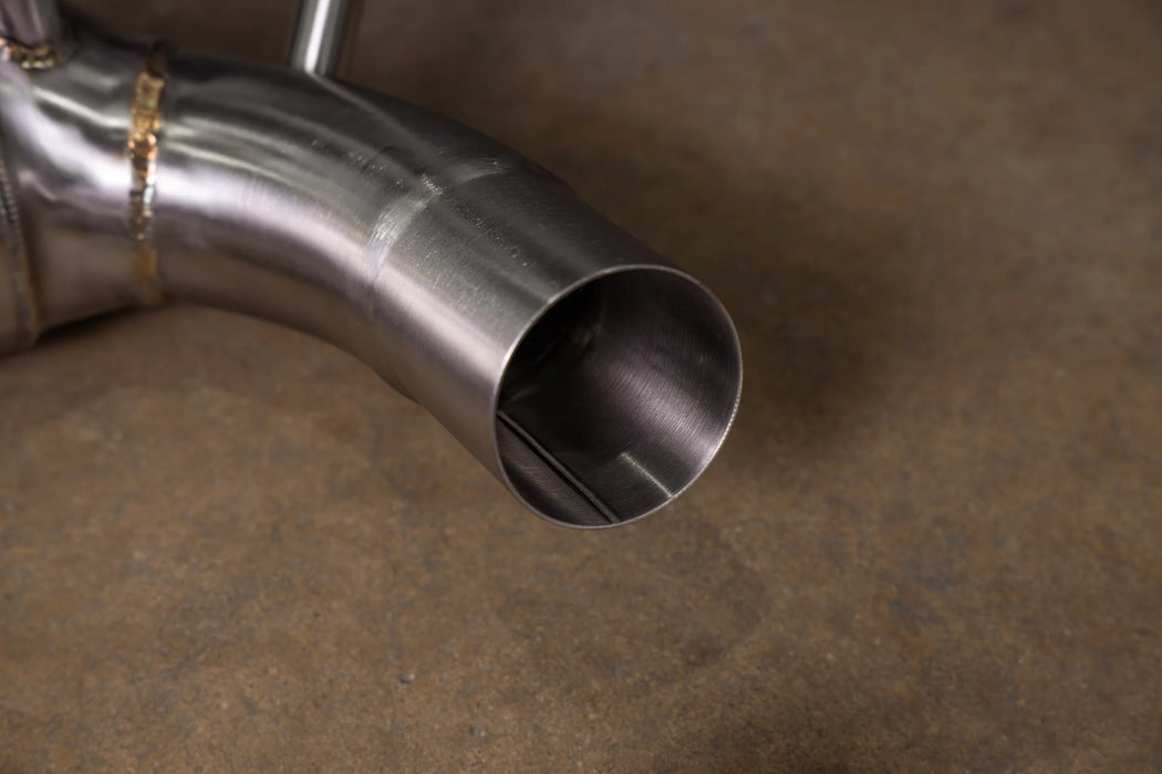 400 Cell Catted Down Pipes For Porsche 992 Turbo / Turbo S - Valvetronic Designs