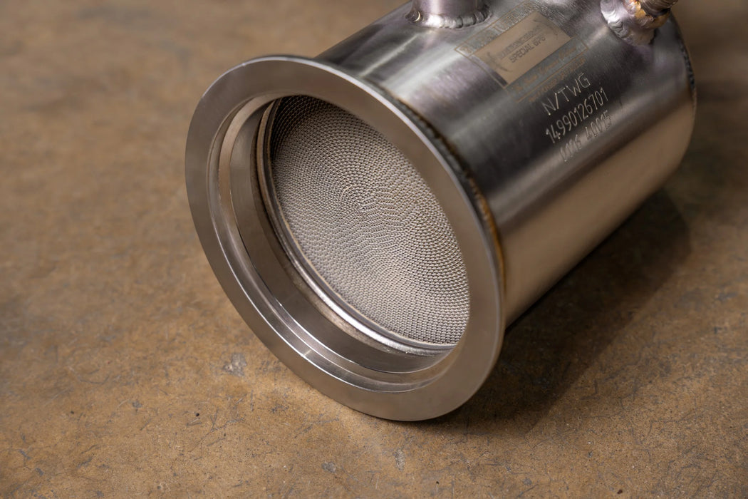 400 Cell Catted Down Pipes For Porsche 992 Turbo / Turbo S - Valvetronic Designs