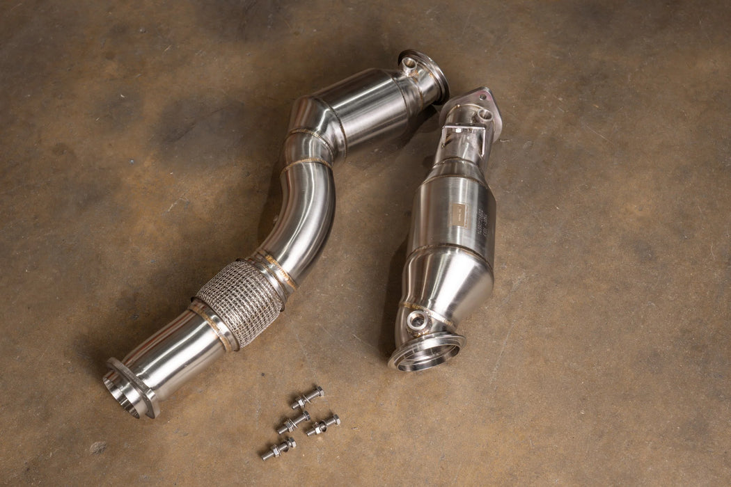 BMW G8X M2 / M3 / M4 400 Cell Catted Downpipes - Valvetronic Designs