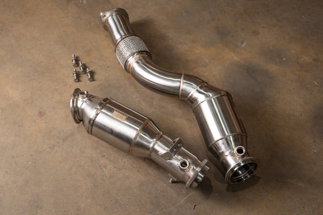 BMW G8X M2 / M3 / M4 400 Cell Catted Downpipes - Valvetronic Designs