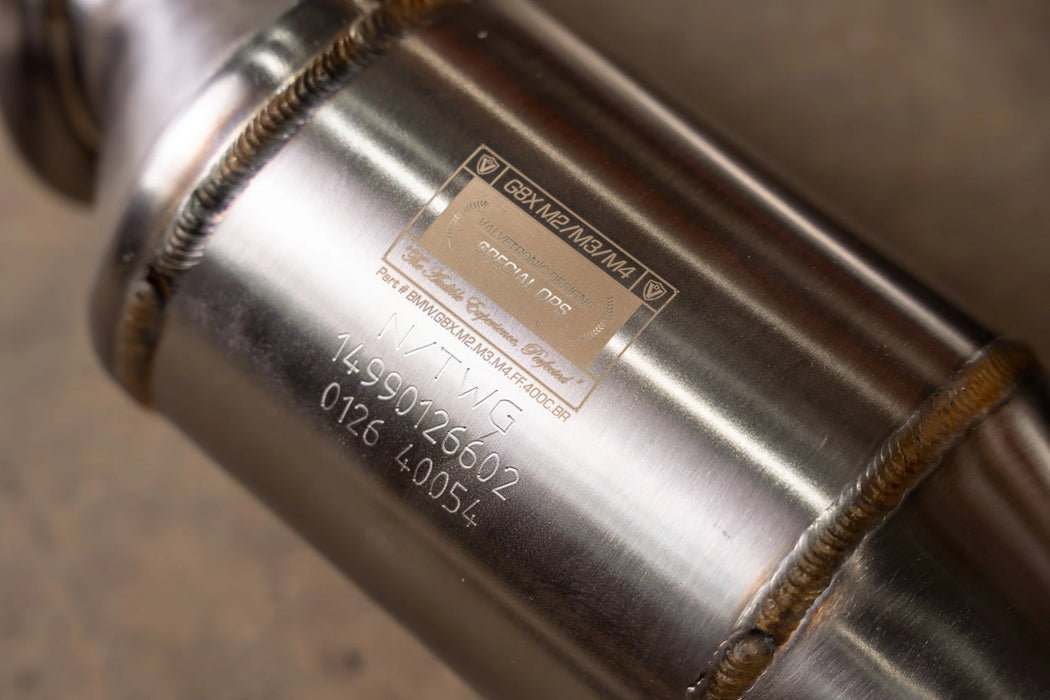 BMW G8X M2 / M3 / M4 400 Cell Catted Downpipes - Valvetronic Designs
