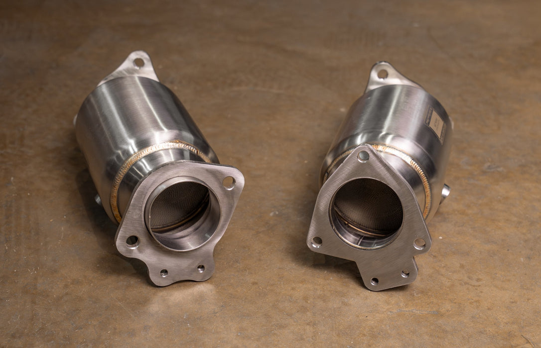 Chevy Corvette C8 / C8 Z06 400 Cell Catted Downpipes - Valvetronic Designs