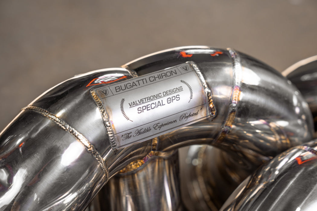 Bugatti Chiron Pur Sport F1 Exhaust - Valvetronic Exhaust