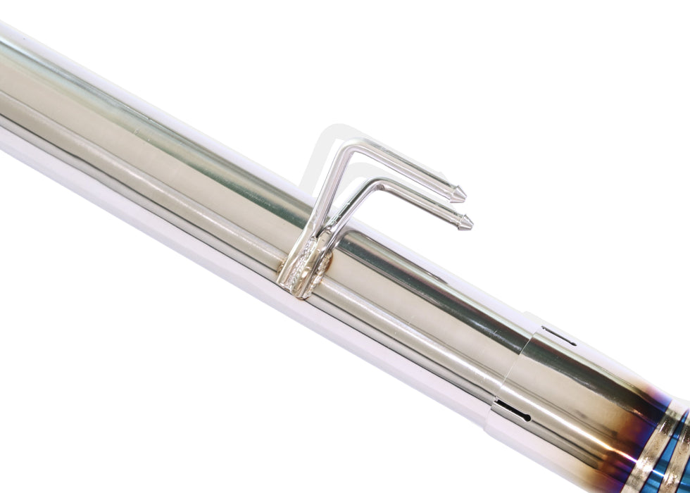 Yonristic Honda FK8 Type R valved exhaust - titanium build detail 14