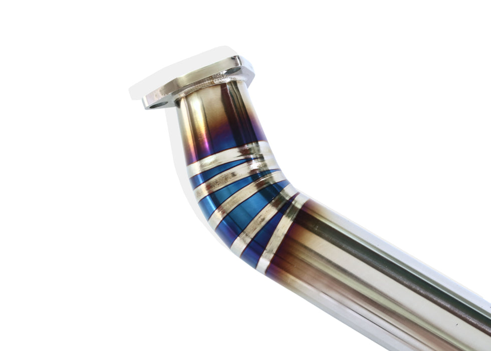 Yonristic Honda FK8 Type R valved exhaust - titanium build detail 16