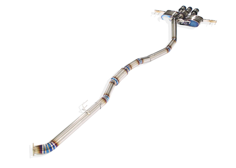 Yonristic Honda FK8 Type R valved exhaust - titanium build detail 18