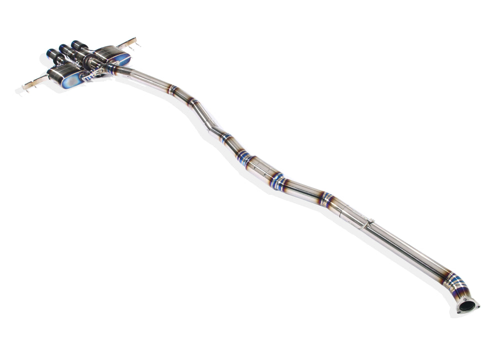 Yonristic Honda FK8 Type R valved exhaust - titanium build detail 20