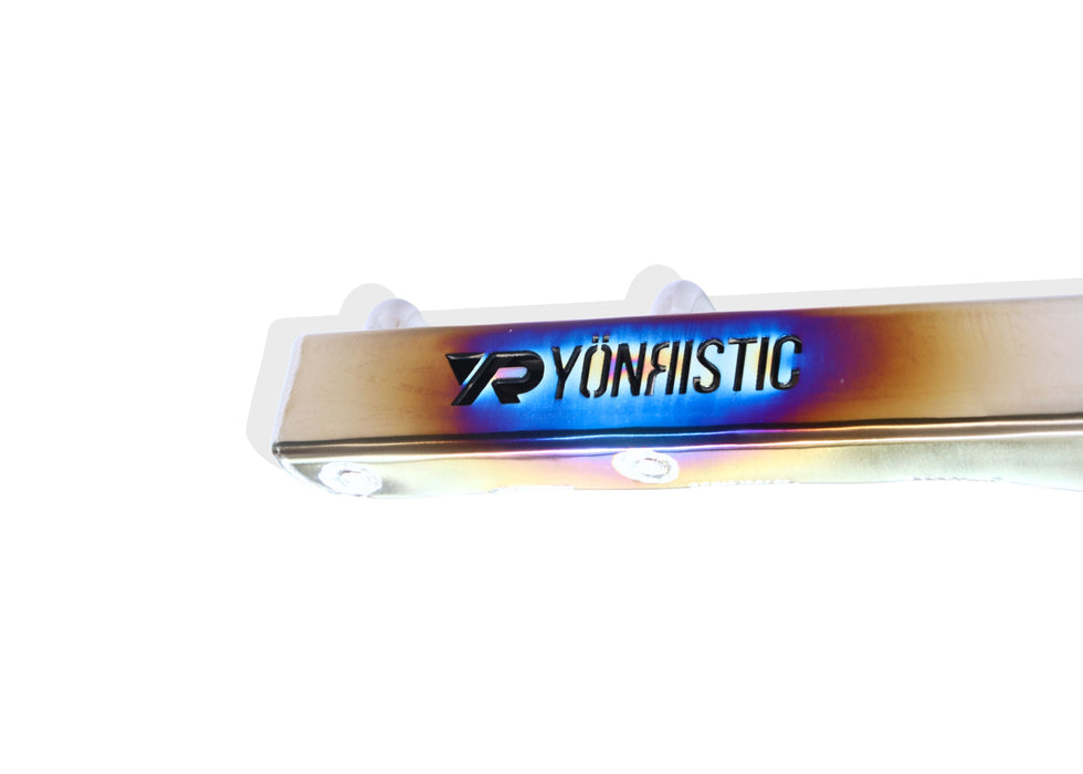 Yonristic Honda FK8 Type R valved exhaust - titanium build detail 3