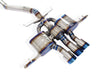 Yonristic Honda FK8 Type R valved exhaust - titanium build detail 6