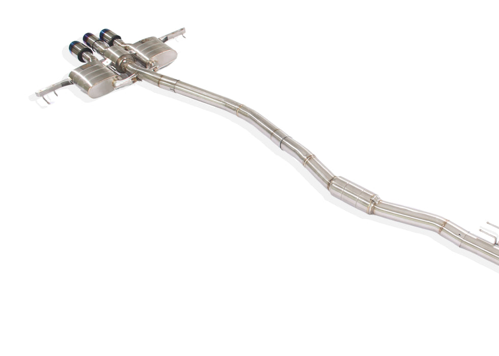 Yonristic Honda FK8 Type R valved exhaust - stainless steel build detail 16