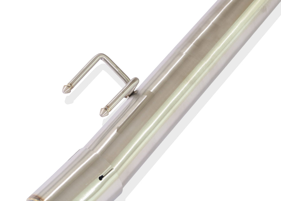 Yonristic Honda FK8 Type R valved exhaust - stainless steel build detail 11