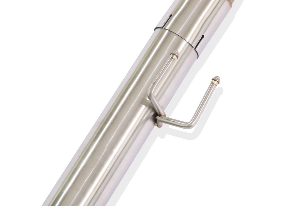 Yonristic Honda FK8 Type R valved exhaust - stainless steel build detail 10