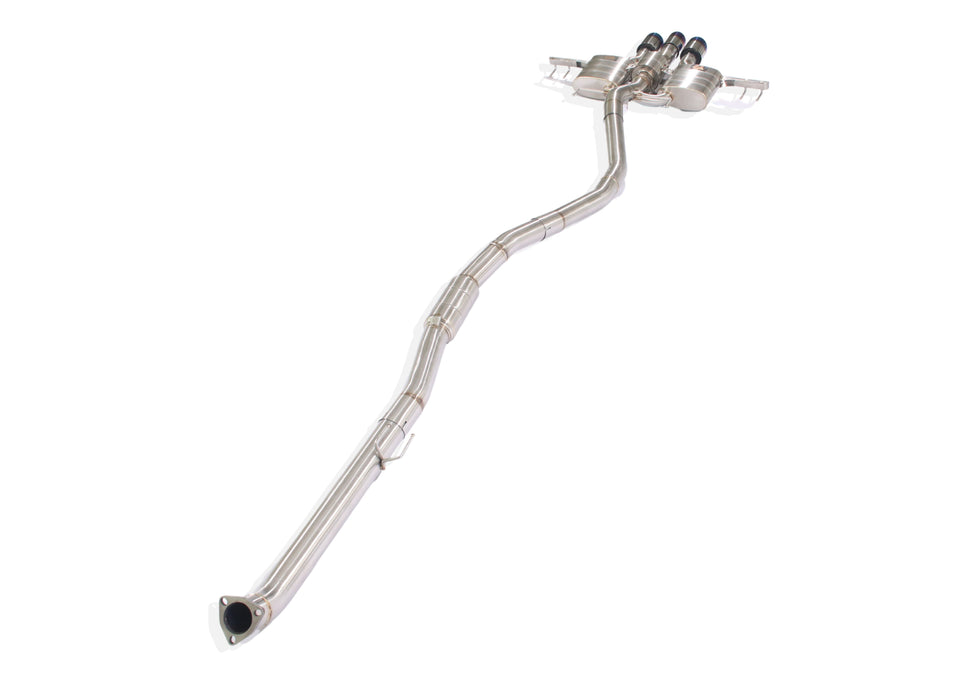 Yonristic Honda FK8 Type R valved exhaust - stainless steel build detail 18