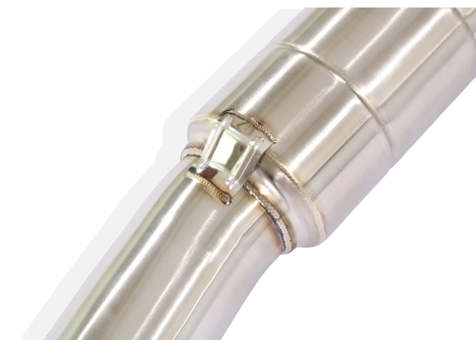 Yonristic Honda FK8 Type R valved exhaust - stainless steel build detail 14