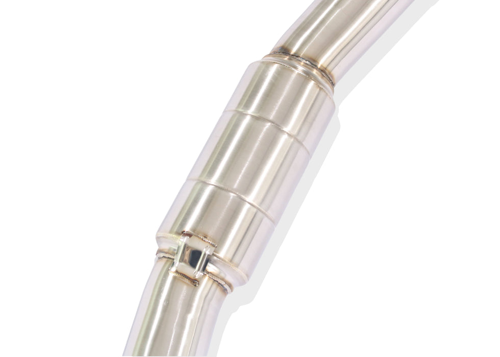 Yonristic Honda FK8 Type R valved exhaust - stainless steel build detail 12