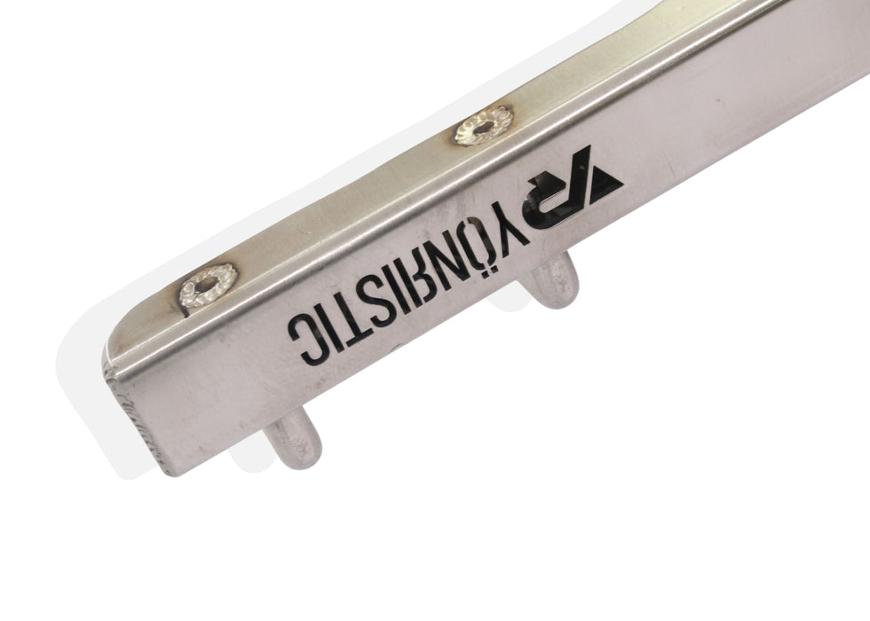 Yonristic Honda FK8 Type R valved exhaust - stainless steel build detail 8