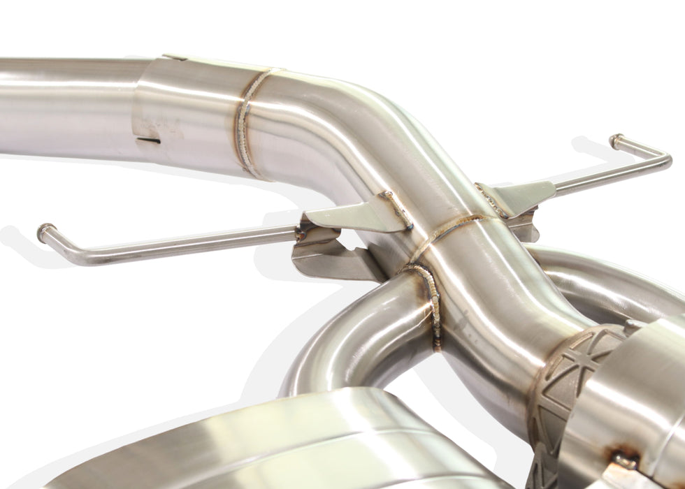 Yonristic Honda FK8 Type R valved exhaust - stainless steel build detail 6