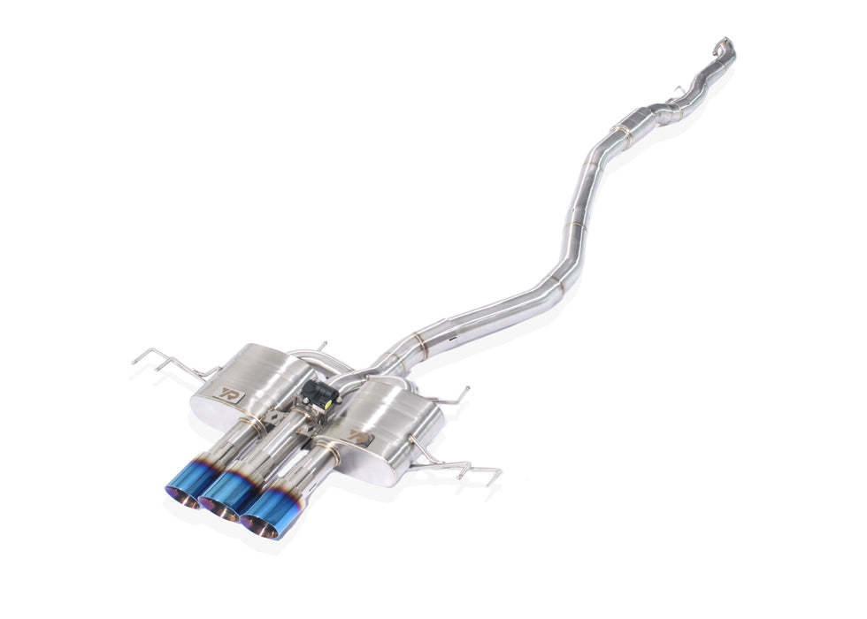 Yonristic Honda Civic Type R FL5 valved exhaust - fitted detail 6