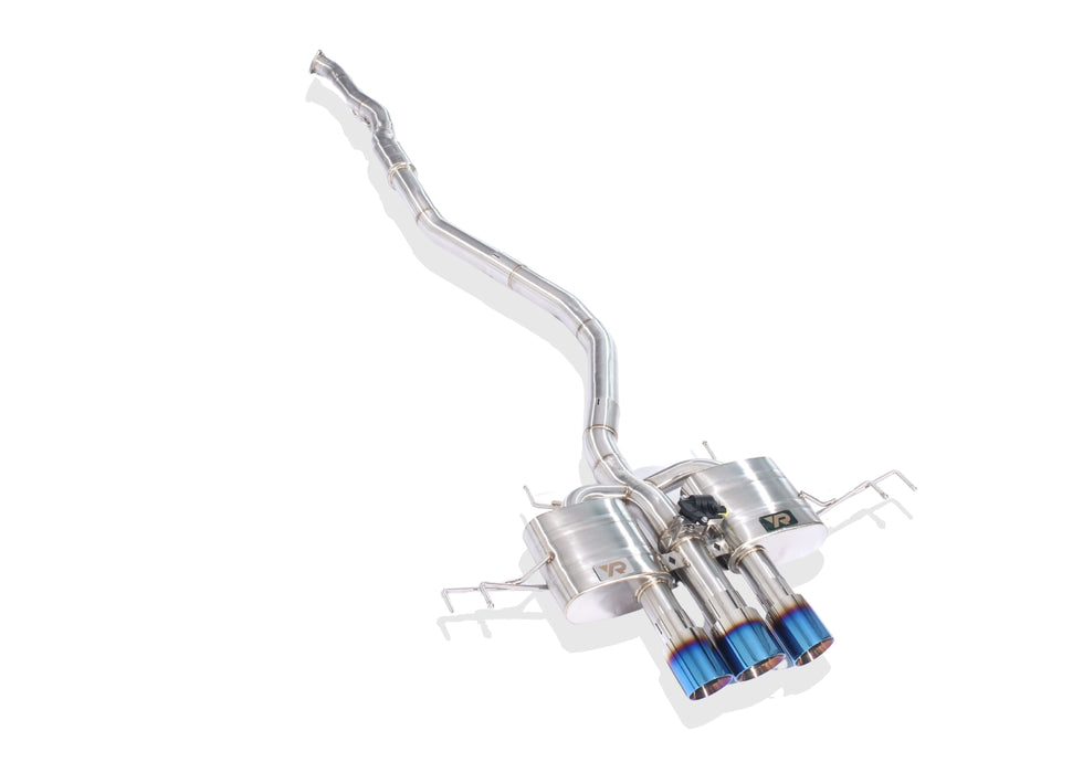 Yonristic Honda Civic Type R FL5 valved exhaust - fitted detail 5