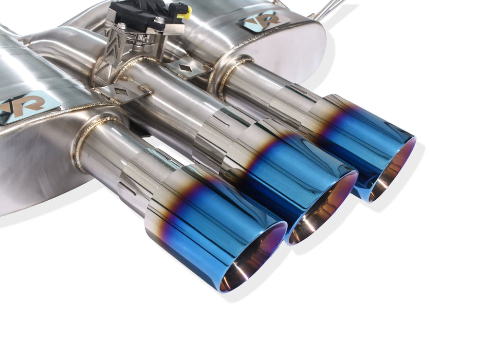 Yonristic Honda Civic Type R FL5 valved exhaust - fitted detail 3