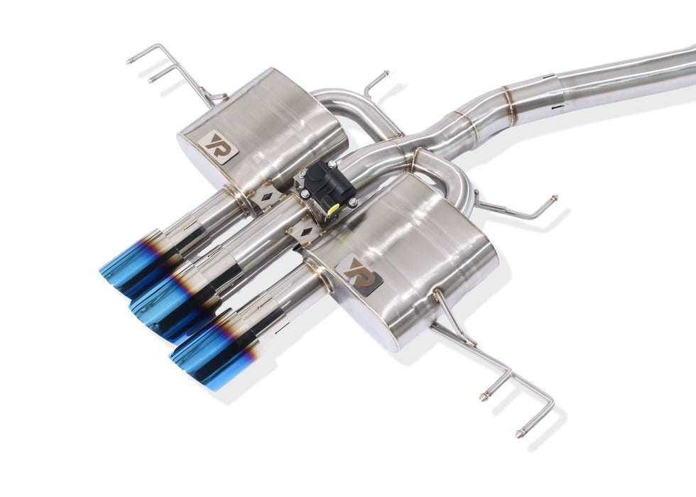 Yonristic Honda Civic Type R FL5 valved exhaust - fitted detail 4