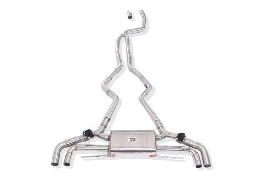 BMW G20 M340i G22 M440i Yonristic Performance valved cat-back exhaust