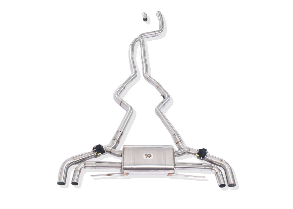 BMW G20 M340i G22 M440i Yonristic Performance valved cat-back exhaust