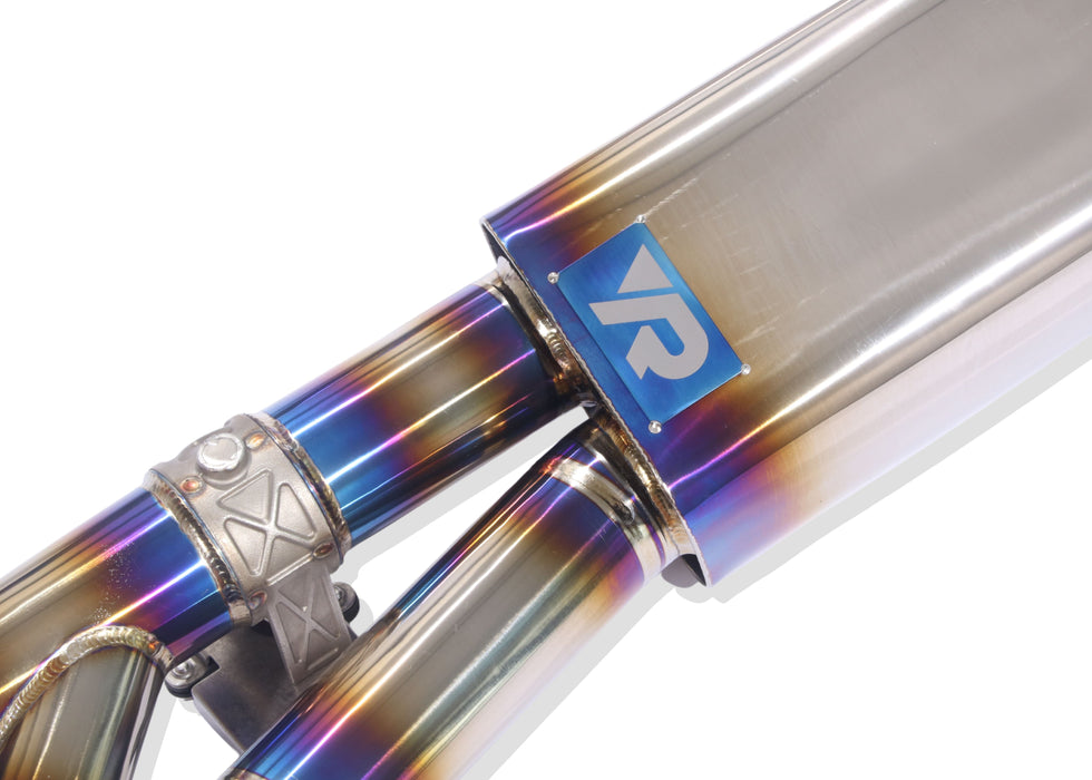 Yonristic Mercedes G63 / G550 valved exhaust - titanium build detail 1