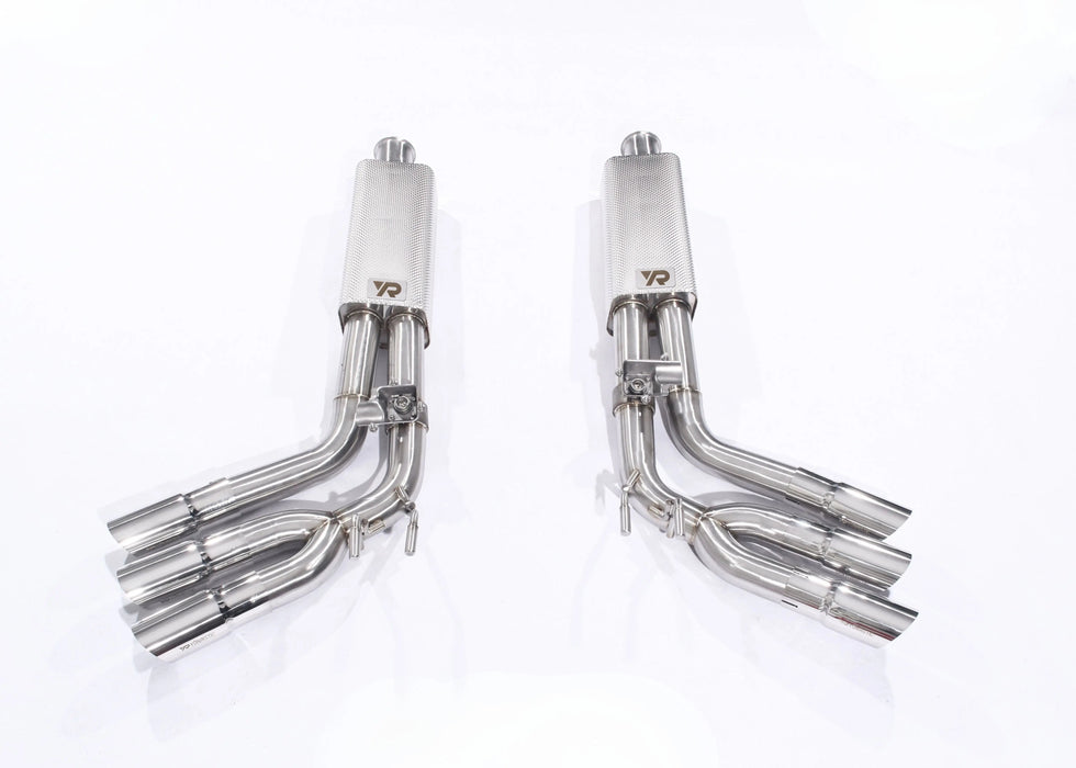 Yonristic Mercedes G63 / G550 valved exhaust - T304 stainless steel build