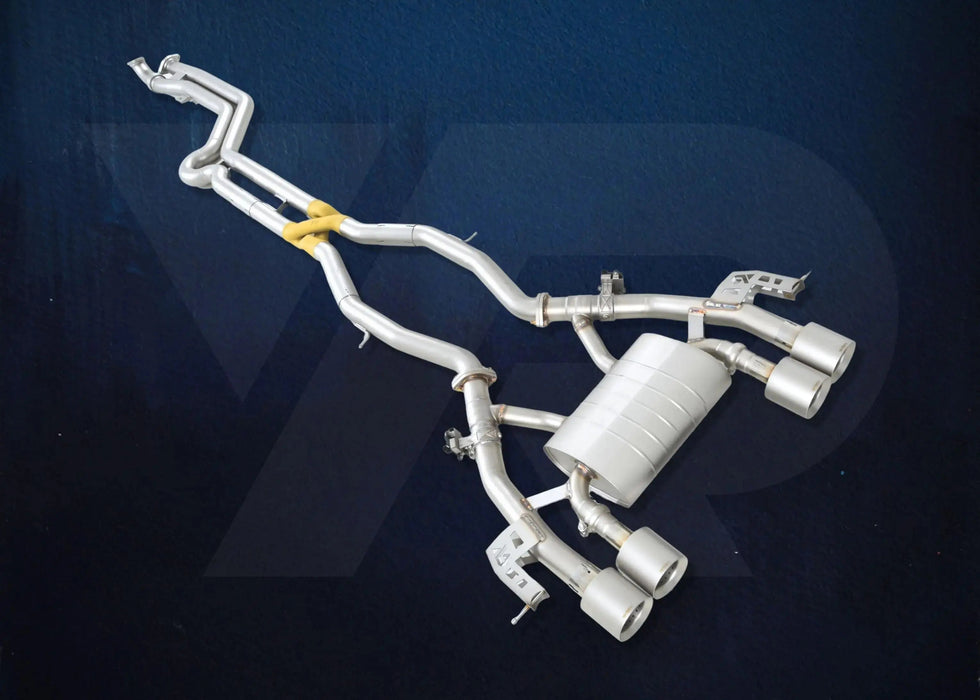 BMW G8x M3/M4 VANTA GOLD exhaust - gold ceramic coated centre section
