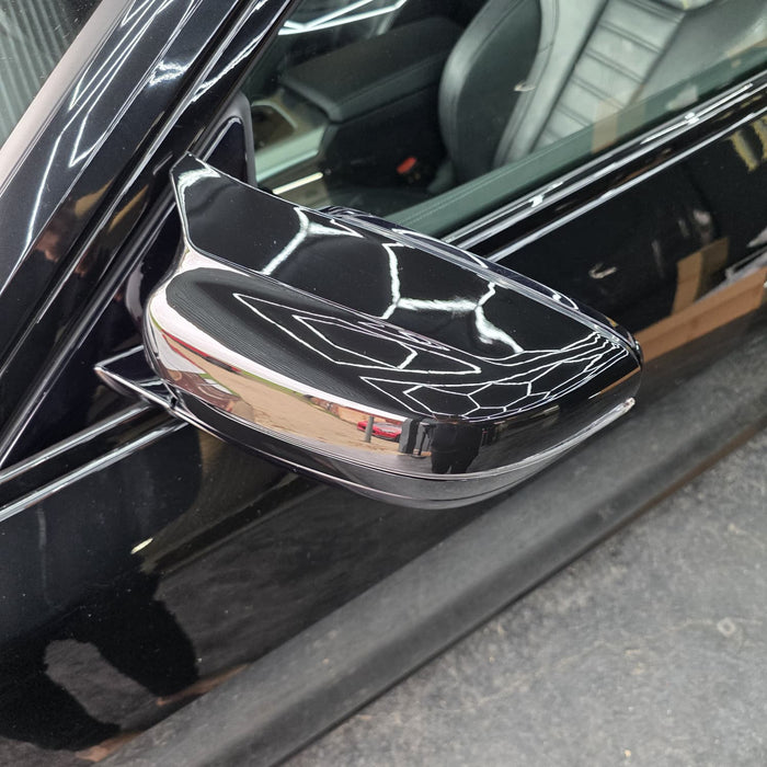 MP Style Gloss Black Replacement Mirror Covers for BMW G30 G31 5 Series 17-23