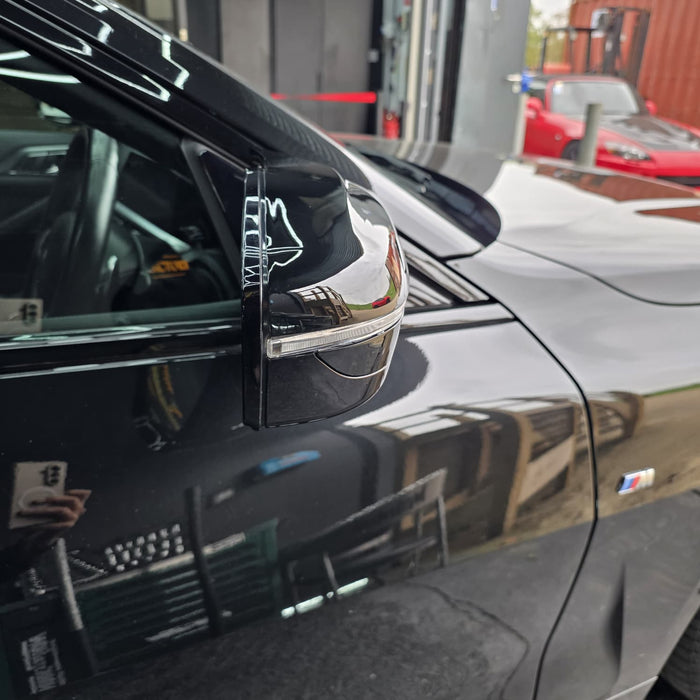 MP Style Gloss Black Replacement Mirror Covers for BMW G30 G31 5 Series 17-23