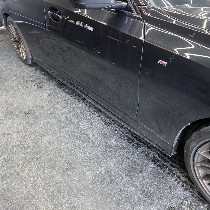 AC Style Gloss Black Side Skirts for BMW 3 Series G20 G21 19-Present