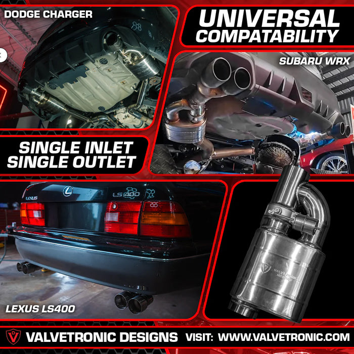 Truck/SUV Valved Muffler Kit