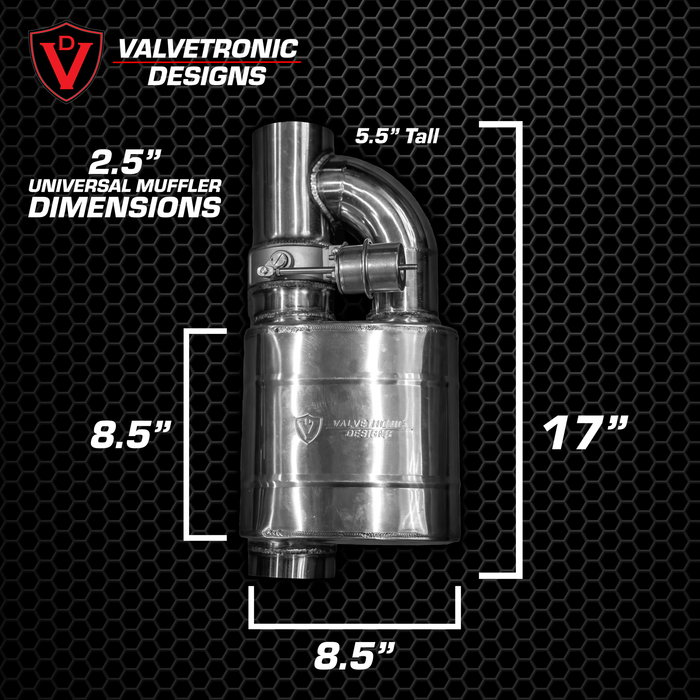 Kit de silencieux universel Valvetronic à soupape