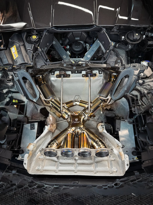 Système d'échappement de course McLaren 765LT F1 - Échappements Valvetronic