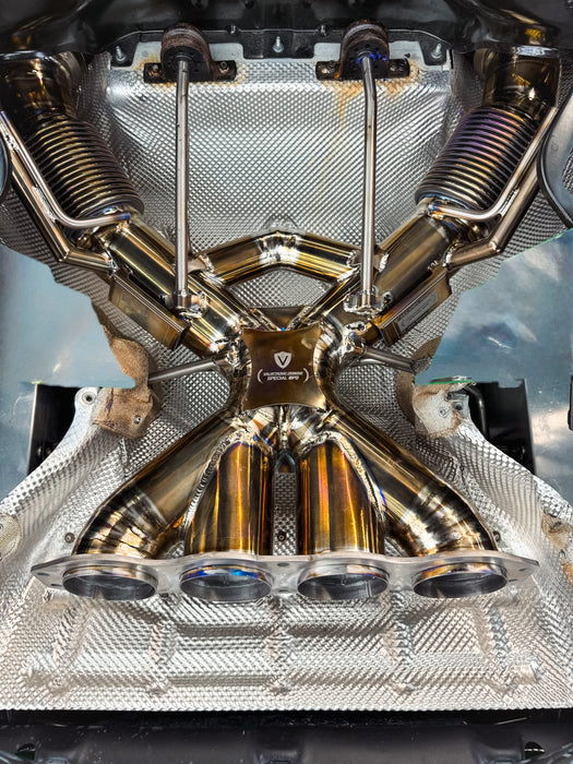 Système d'échappement de course McLaren 765LT F1 - Échappements Valvetronic