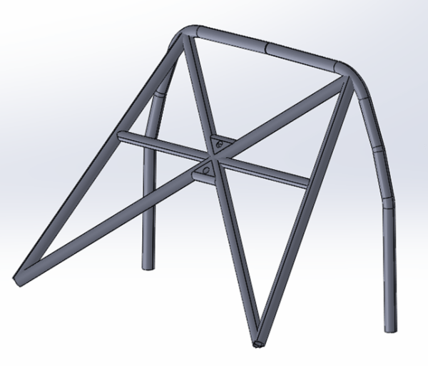 JP Cages - VOLVO 850 HALF ROLL CAGE